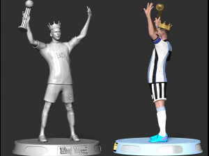 Король Мессі 3D Принт Модель
