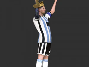 Король Мессі 3D Принт Модель