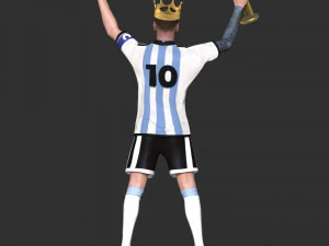 Король Мессі 3D Принт Модель