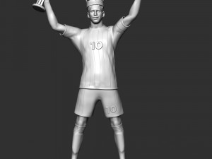 King Messi Model do druku 3D