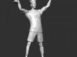 King Messi Model do druku 3D
