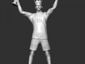King Messi Model do druku 3D