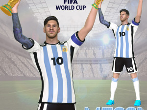 Messi Modelo de impresión 3D