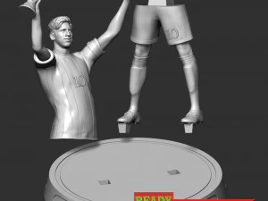 Messi 3D Print Model