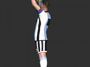 Messi 3D प्रिंट मॉडल