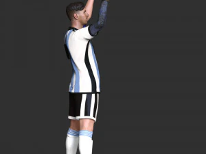 Messi 3D Print Model