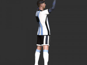 Messi 3D प्रिंट मॉडल