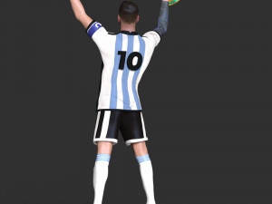 Messi 3D प्रिंट मॉडल