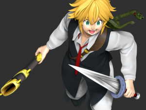 Meliodas 3D Принт Модель