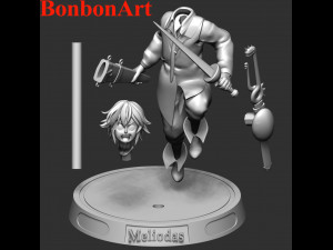 Meliodas 3D Принт Модель