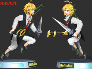Meliodas 3D Принт Модель