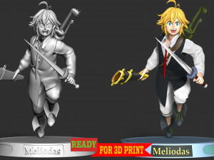 Meliodas 3D Принт Модель