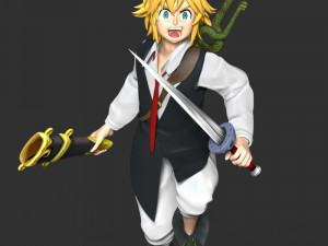 Meliodas 3D Принт Модель