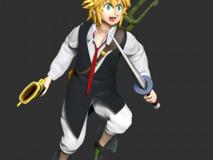 Meliodas 3D Принт Модель