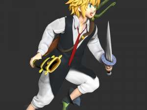 Meliodas 3D Принт Модель