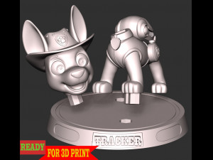 Tracker PAW Patrol Modelo de Impressão 3D