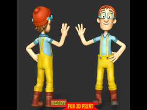 Captain Turbot - PAW Patrol 3D Print Model