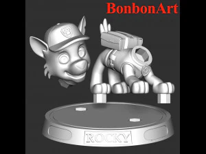 Rocky 3D Print Model