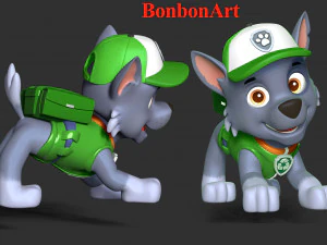 Rocky 3D Print Model