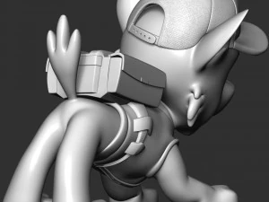 Rocky 3D Print Model