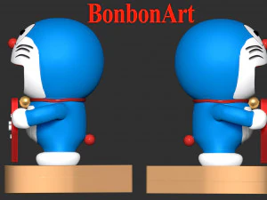 Doraemon - Valentines Day 3D Print Model