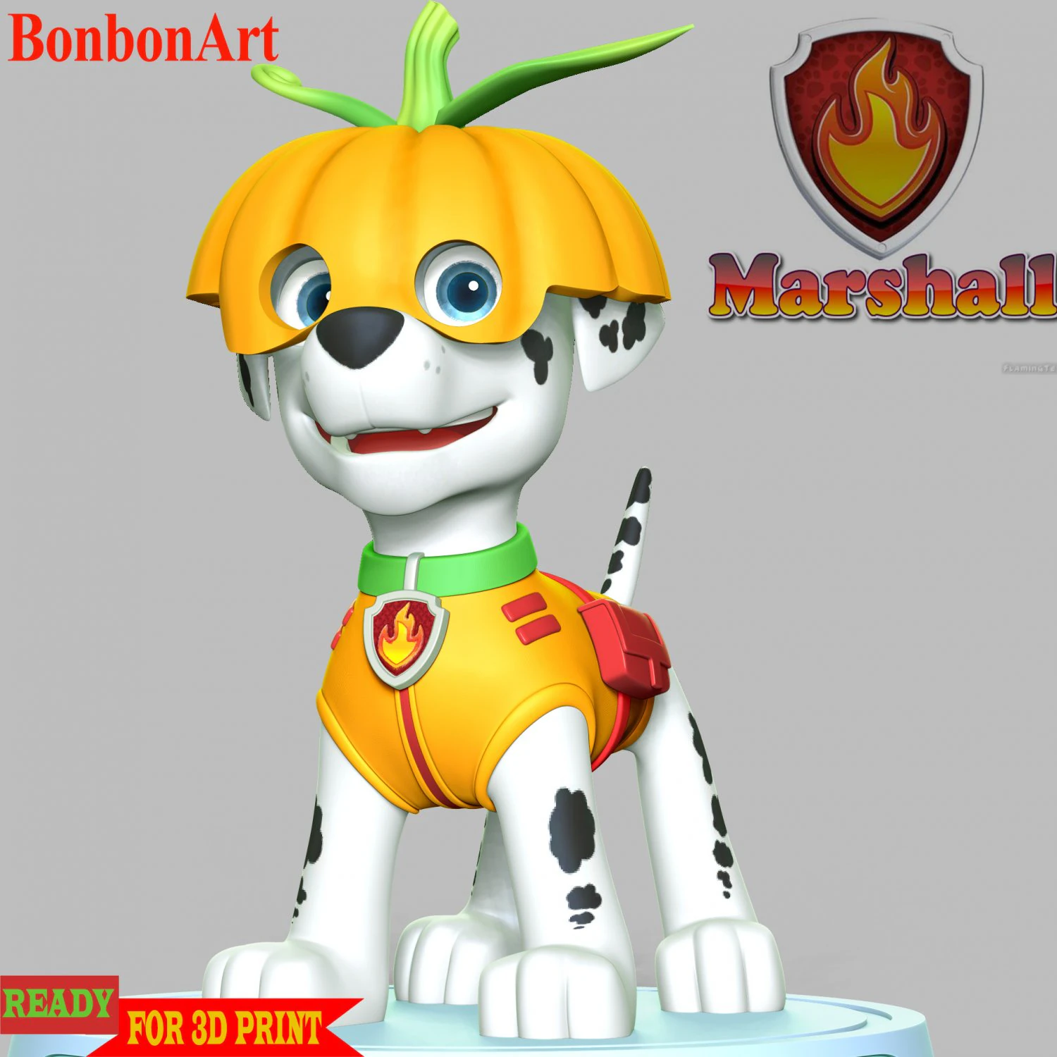 Marshall 3D Print Model .c4d .max .obj .3ds .fbx .stl .blend 