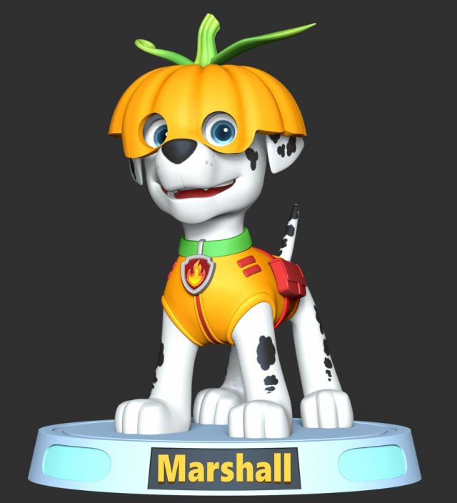 Marshall 3D Print Model