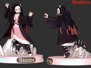 Nezuko - Demon Slayer Hinokami Chronicles Modelo de impresión 3D