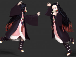 Nezuko - Demon Slayer Hinokami Chronicles Modelo de impresión 3D