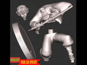 Zenitsu Agatsuma - Demon Slayer 3D Print Model