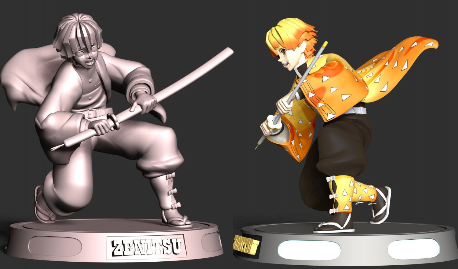 Tanjiro kamado - demon slayer 3D Print Model in Figurines 3DExport