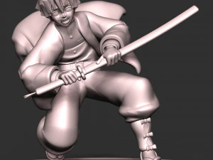 Zenitsu Agatsuma - Demon Slayer 3D Print Model