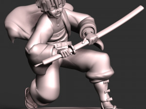 Zenitsu Agatsuma - Demon Slayer 3Dプリントモデル