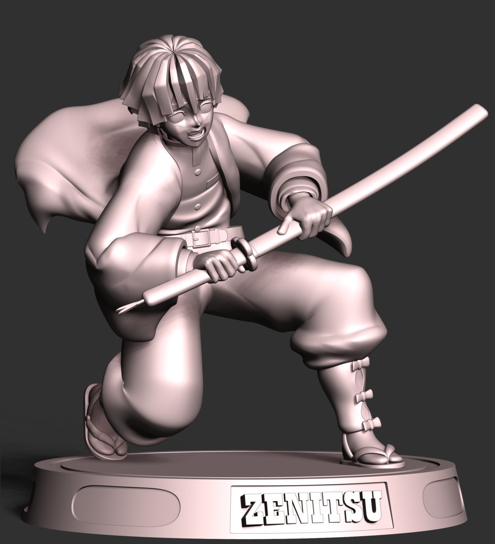 Tanjiro kamado - demon slayer 3D Print Model in Figurines 3DExport