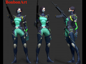 Viper - Valorant 3D Принт Модель