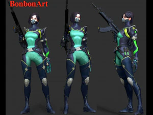 Viper - Valorant 3D Print Model