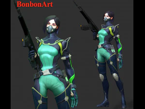 Viper - Valorant 3D Print Model