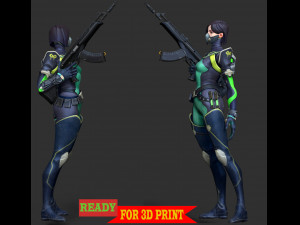 Viper - Valorant 3D Принт Модель