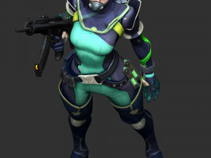 Viper - Valorant 3D Print Model