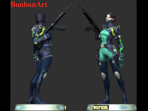 Viper - Valorant 3D Print Model
