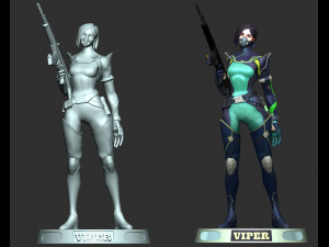 Viper - Valorant 3D Принт Модель