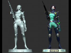 Viper - Valorant 3D Print Model