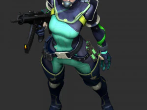 Viper - Valorant 3D Print Model