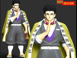 Gyomei Himejima - Demon Slayer Modelo de impresión 3D