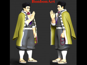 Gyomei Himejima - Demon Slayer Modelo de impresión 3D