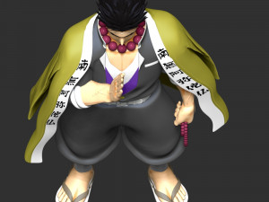 Gyomei Himejima - Demon Slayer Modelo de impresión 3D