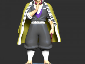Gyomei Himejima - Demon Slayer Modelo de impresión 3D