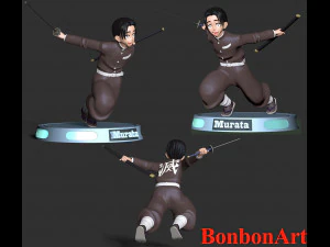 Murata &ndash; pogromca demon&oacute;w Model do druku 3D