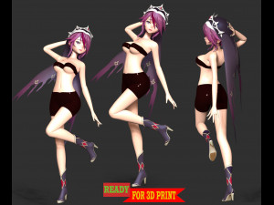 Rosaria - Genshin Impact Modèles 3D en vedette