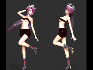 Rosaria - Genshin Impact Modèles 3D en vedette